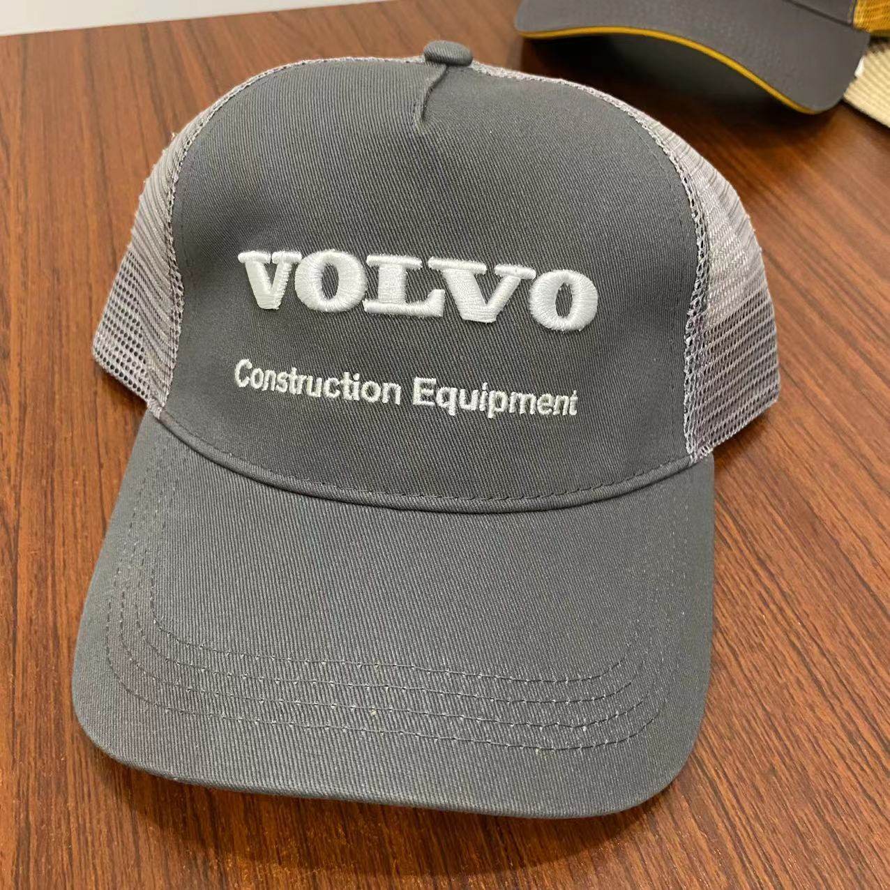 Construction Equipment VOLVO men trucker hat gray