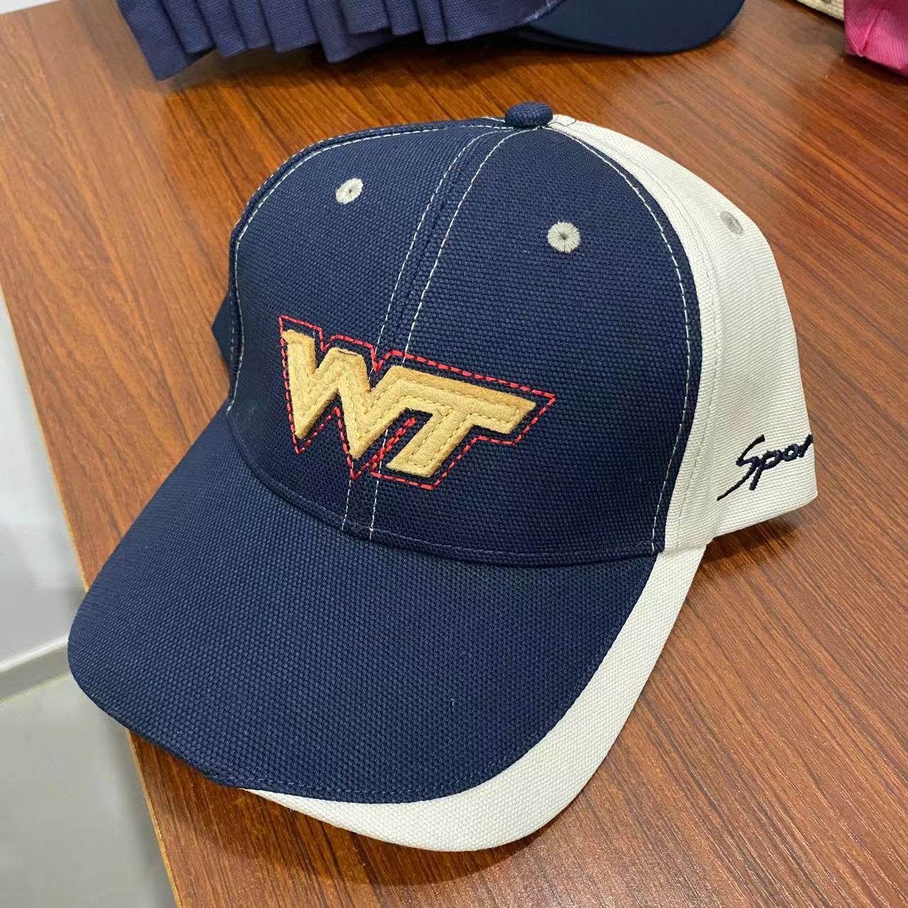 VVT Sport Hat Canvas Navy Color Baseball 100% cotton 56-58