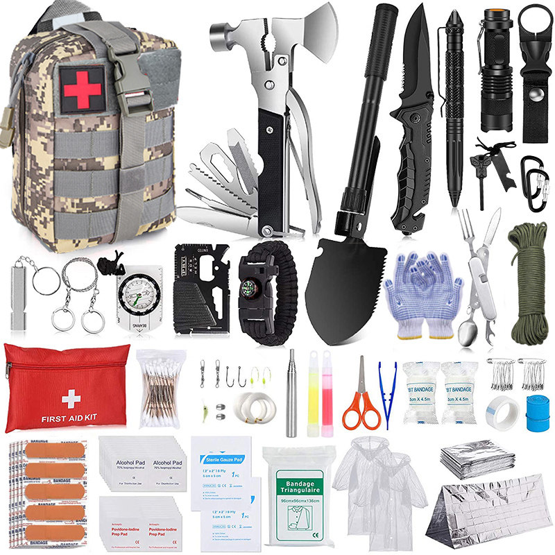M 36 Emergency Survival Equipment Kit Sports Tactical Hiking Camping