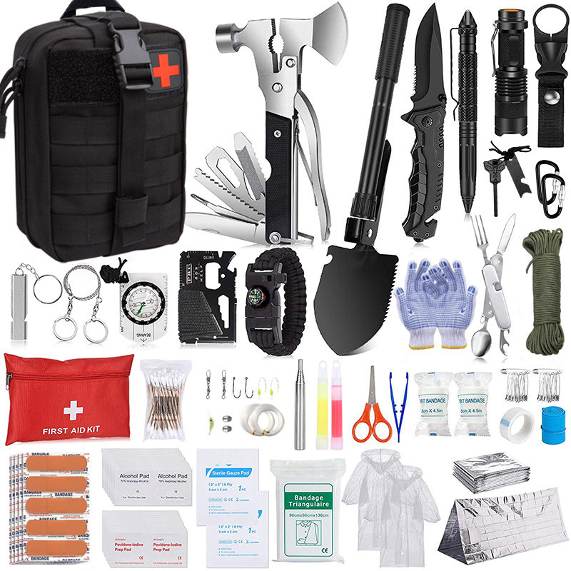 36 Emergency Survival Equipment Kit Sports Tactical Hiking Camping