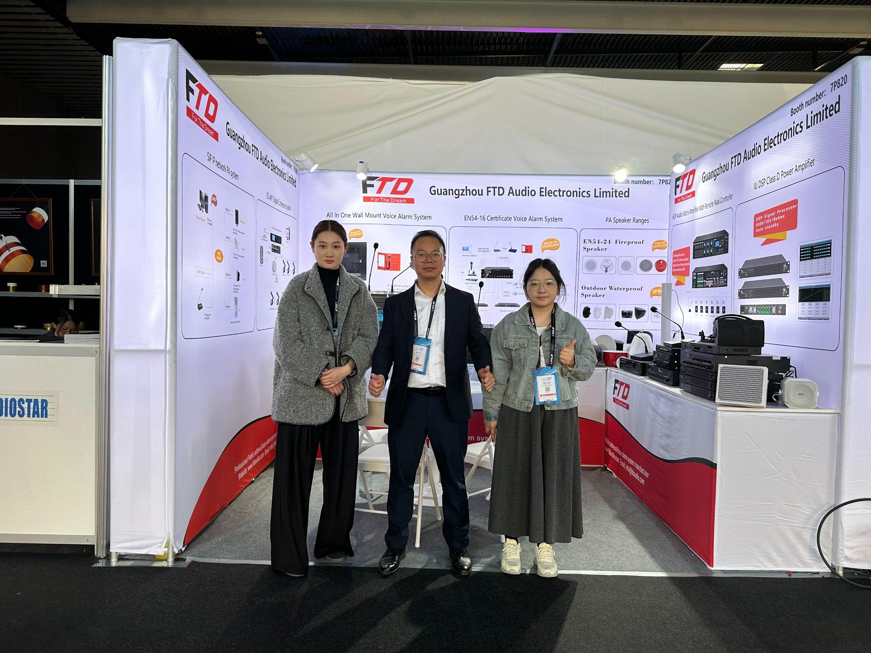 FTD audio is attending ISE2025