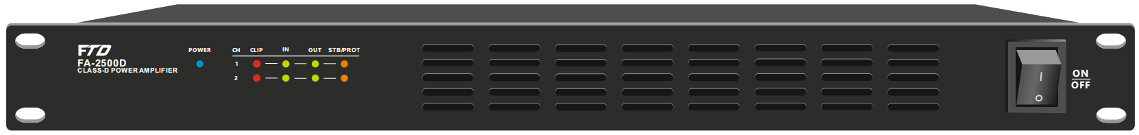 2X120W Class D power amplifier FA-2120D