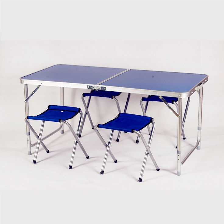 Outdoor BBQ Portable Folding PicnicTable and chairs