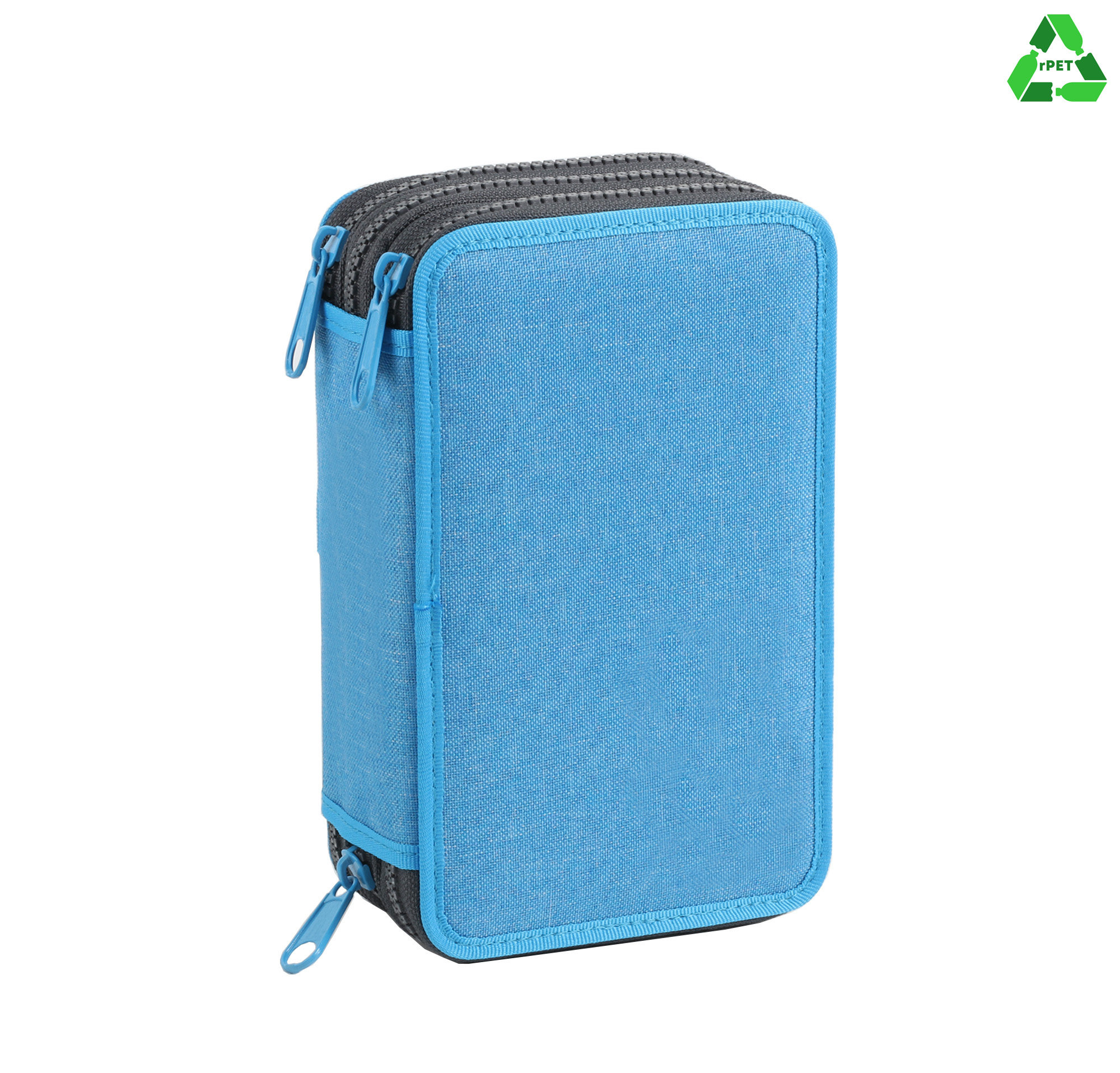 3 zipper ECO-FRIENDLY pencil decker