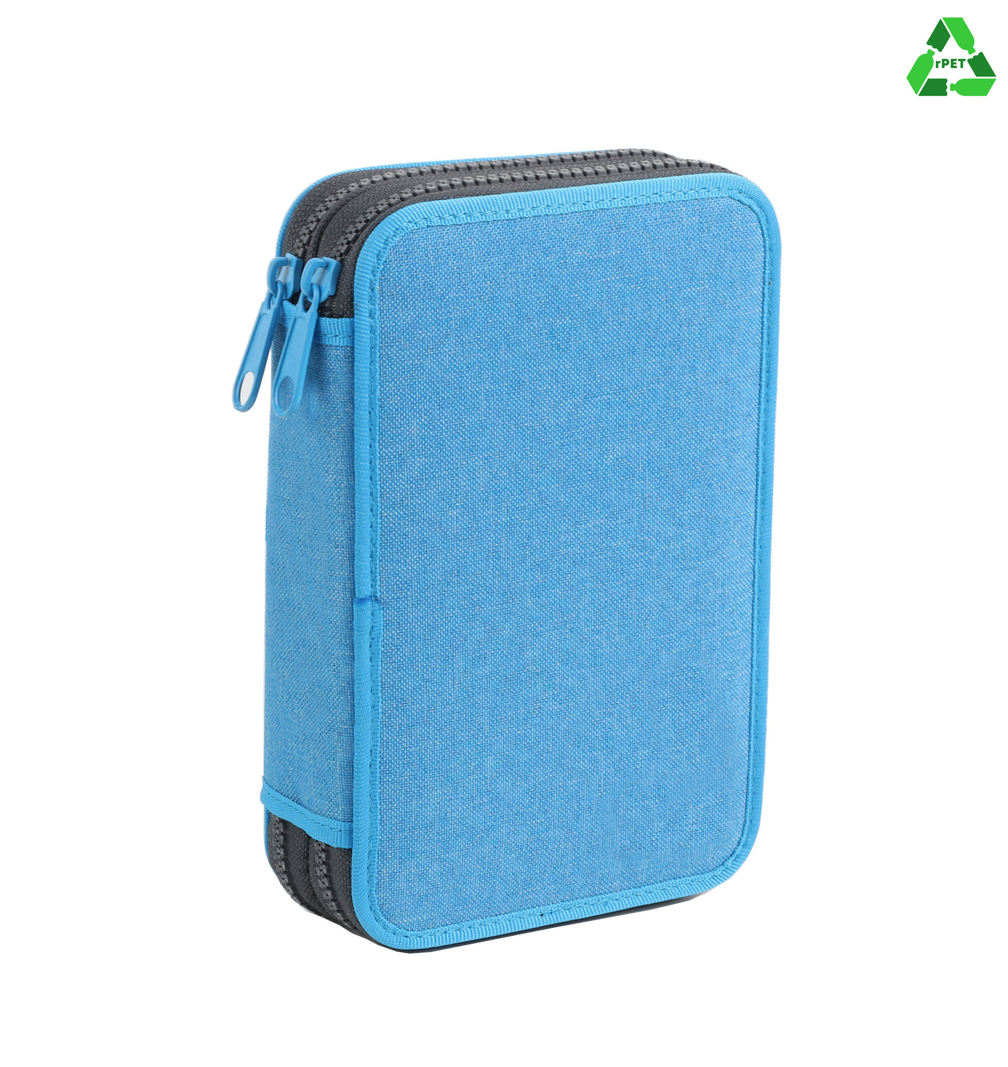 2 zipper ECO-FRIENDLY pencil decker