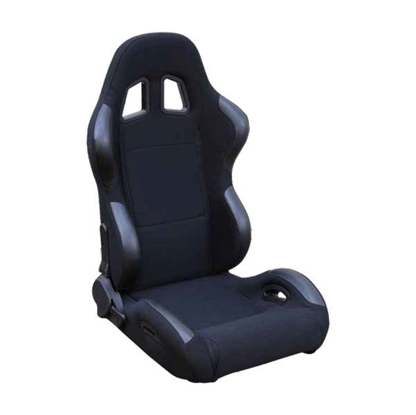 Fabric Car Racing Seat with Single Slider and Adjustor