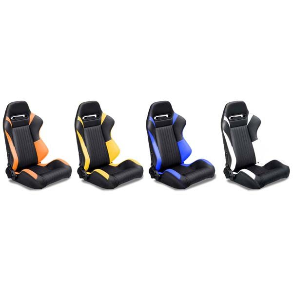 Classic Black And Red PU Leather Car Racing Seats