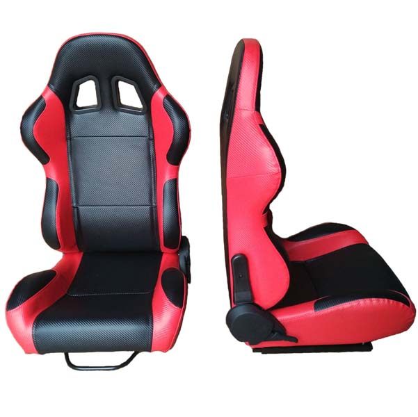 PVC Leather Universal Adjustable Car Racing Seat