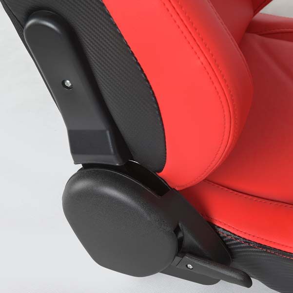 Leather SIM Adjustable Car Bucket Racing Seat