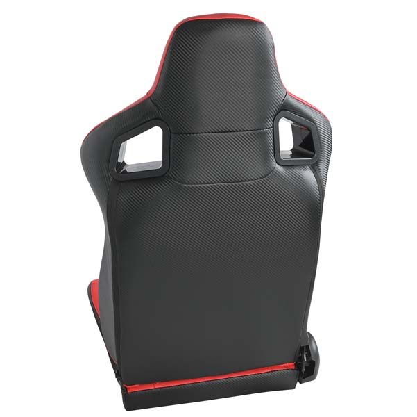 Leather SIM Adjustable Car Bucket Racing Seat