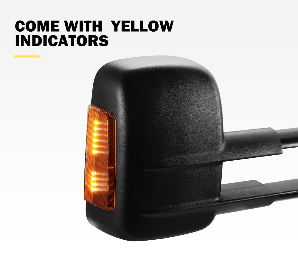 Extendable Towing Mirrors for Holden Colorado 2002-2011