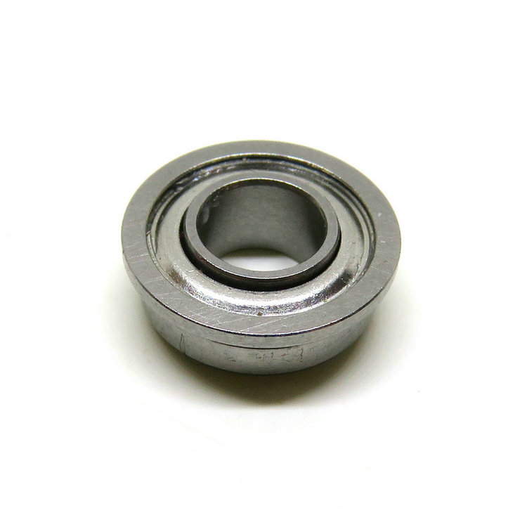 KHJK Durable Flexible SMF106ZZ Flange Bearing 10PCS Double Shielded Stainless Steel Flanged Ball Bearings SMF106Z MF106 F676 ZZ Deep Groove Ball Bearing 6x10x3 mm