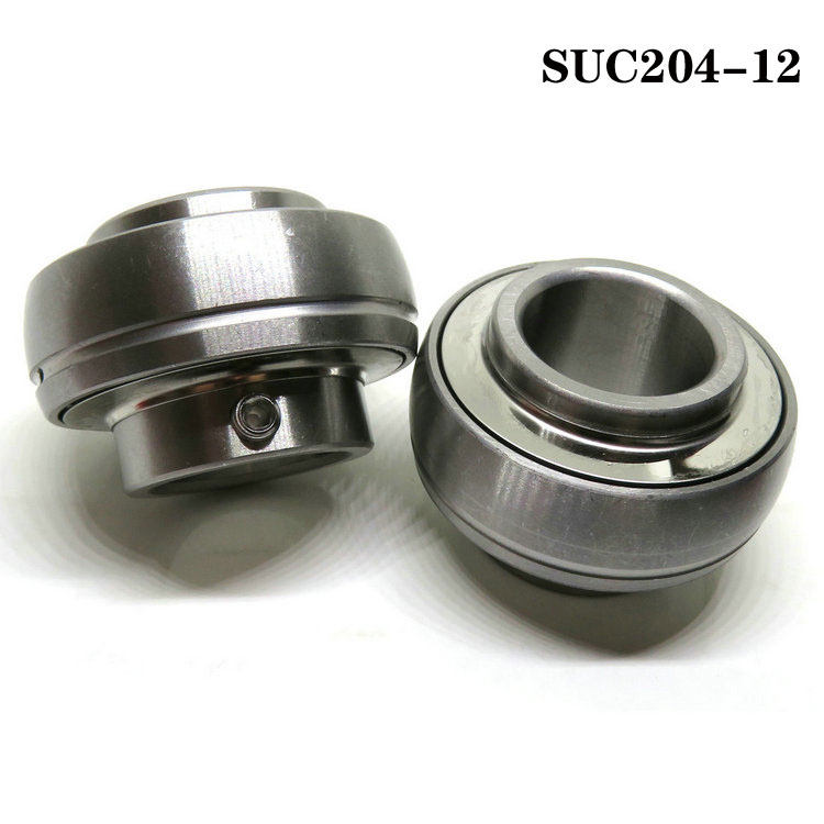 Stainless steel Insert Ball Bearing SUC204-12 Stainless Steel Pillow Block Bearing 19.05x47x31mm