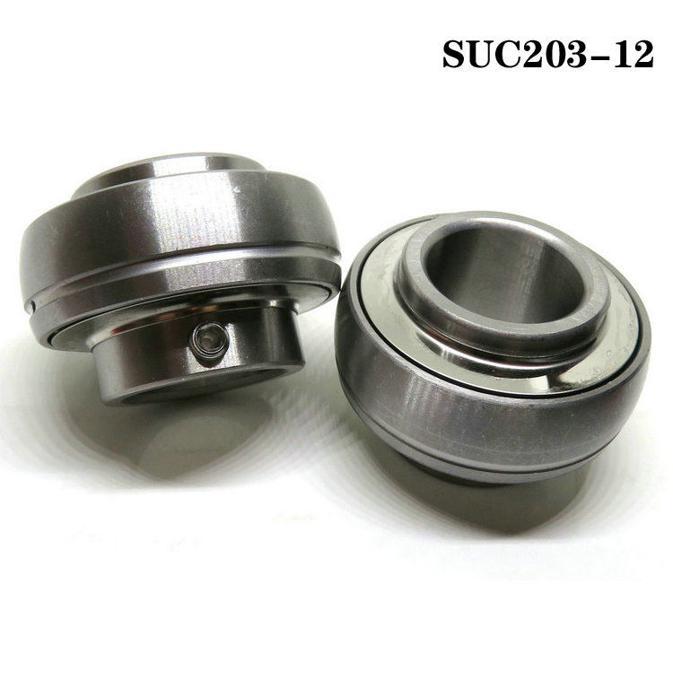 SUC203-12 Stainless Steel Pillow Block Bearing 17.463x47x31mm