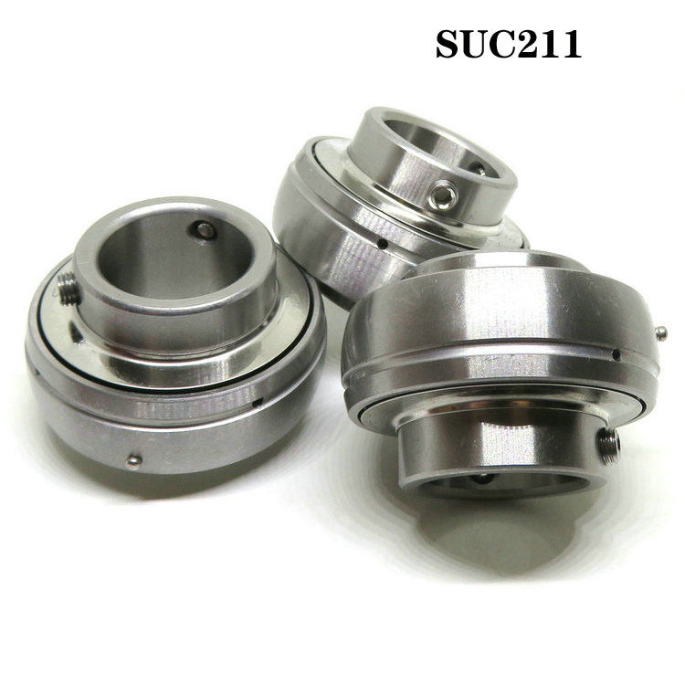 SUC211 Stainless steel Insert Ball Bearing SSUC211 Stainless Steel Pillow Block Bearing 55x100x55.6mm