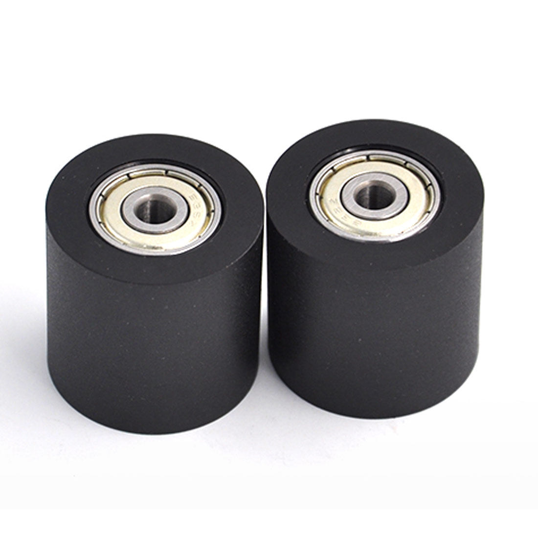PUT63530-30 PU Rubber Coated Roller Wheel With 635ZZ Double Bearing 5x30x30mm
