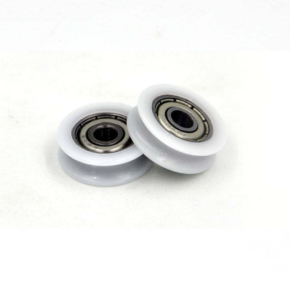 BSU62418-5R2 U groove plastic rollers with bearings 4x18x5mm