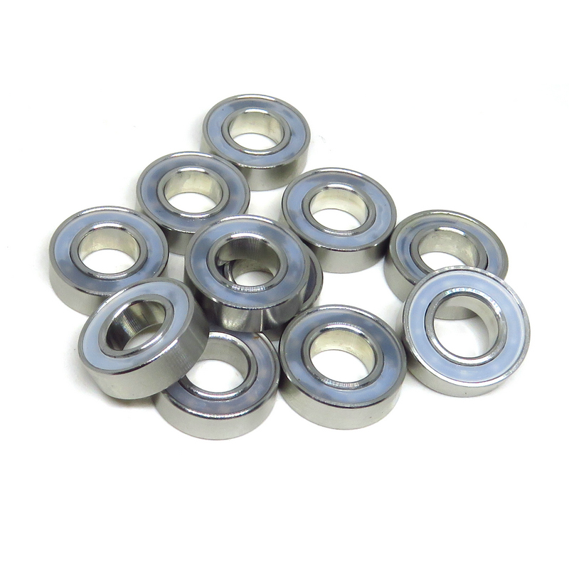 10 PCS S6805-2RS 25x37x7 mm 440c Stainless Steel Rubber Sealed Ball Bearings 
