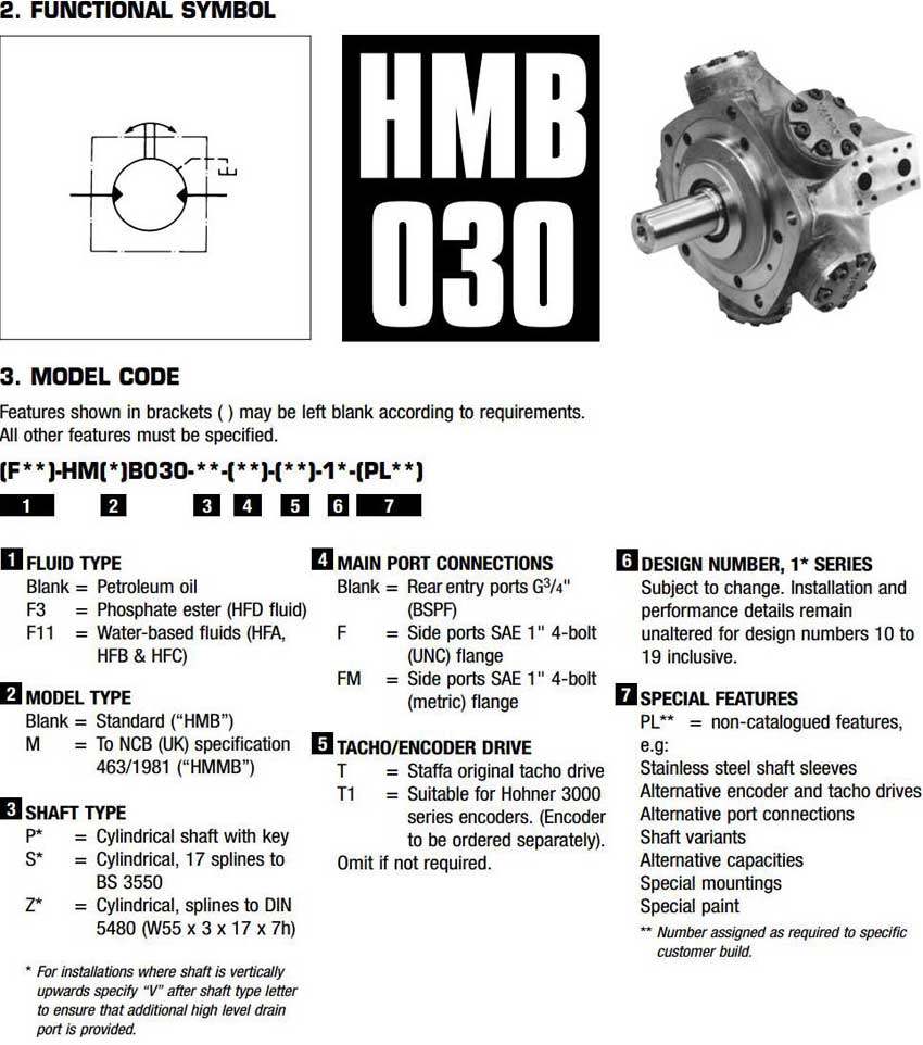 HMB 030 液压马达