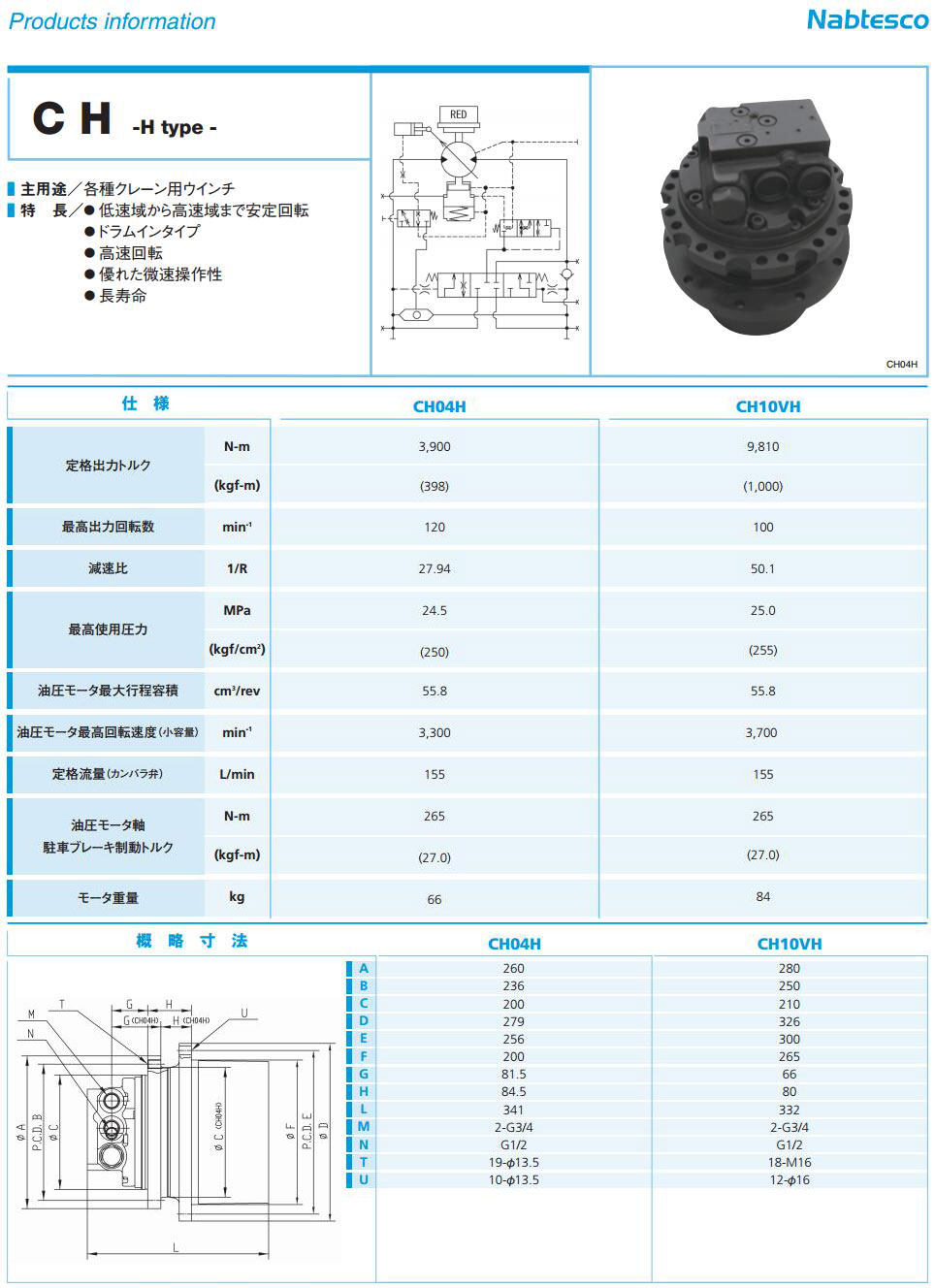 CH04H 行走马达