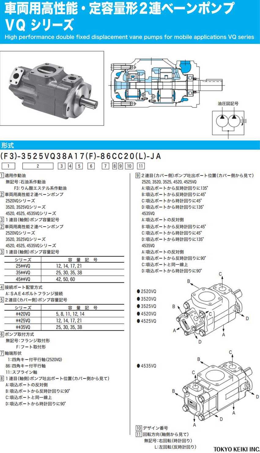 VQ 双联叶片泵