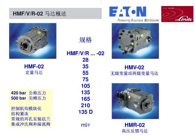 HMF、V、R-02 系列柱塞马达