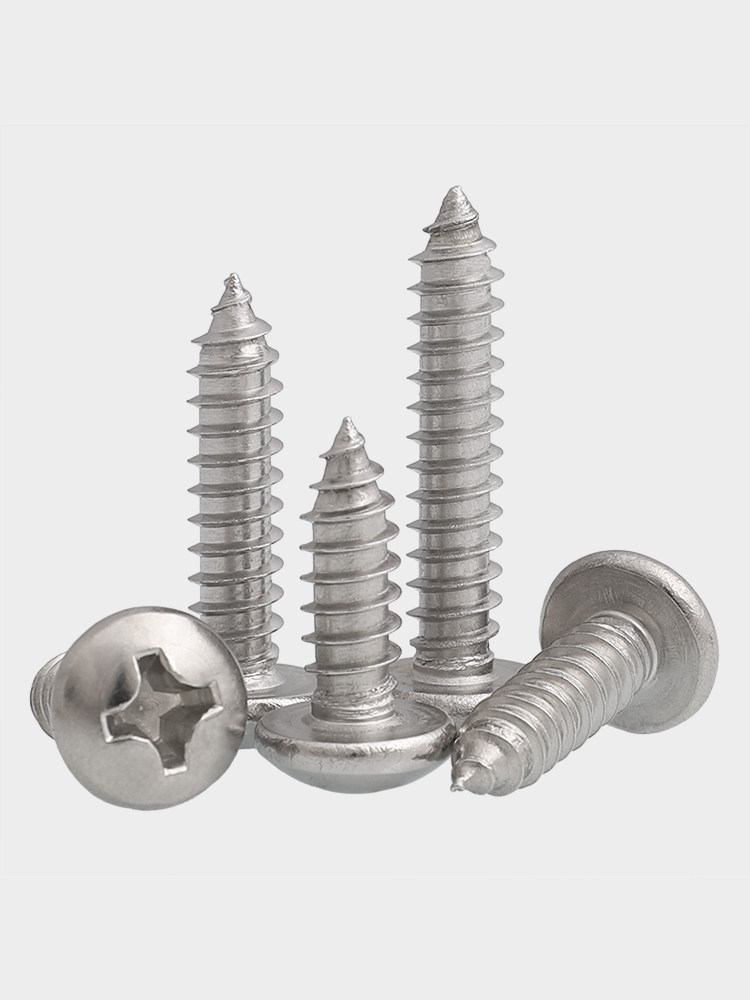 Cross recessed pan head tapping screws