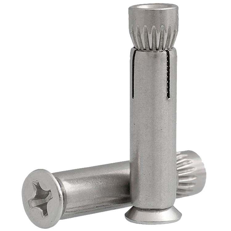 Cross countersunk head internal expansion bolt