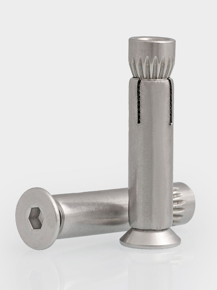 Inner hexagon countersunk head expansion bolt