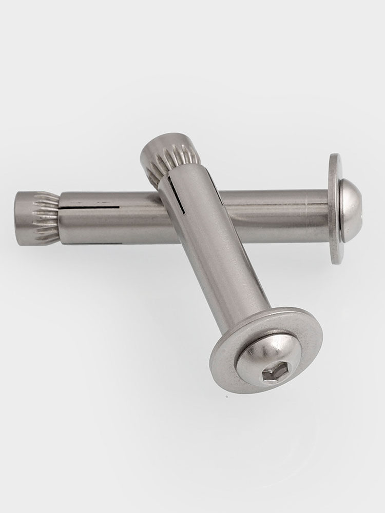 Hex socket expansion bolt with round head