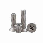 Cross recessed flat head screw