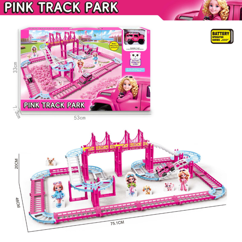 DIY Pink Track Park