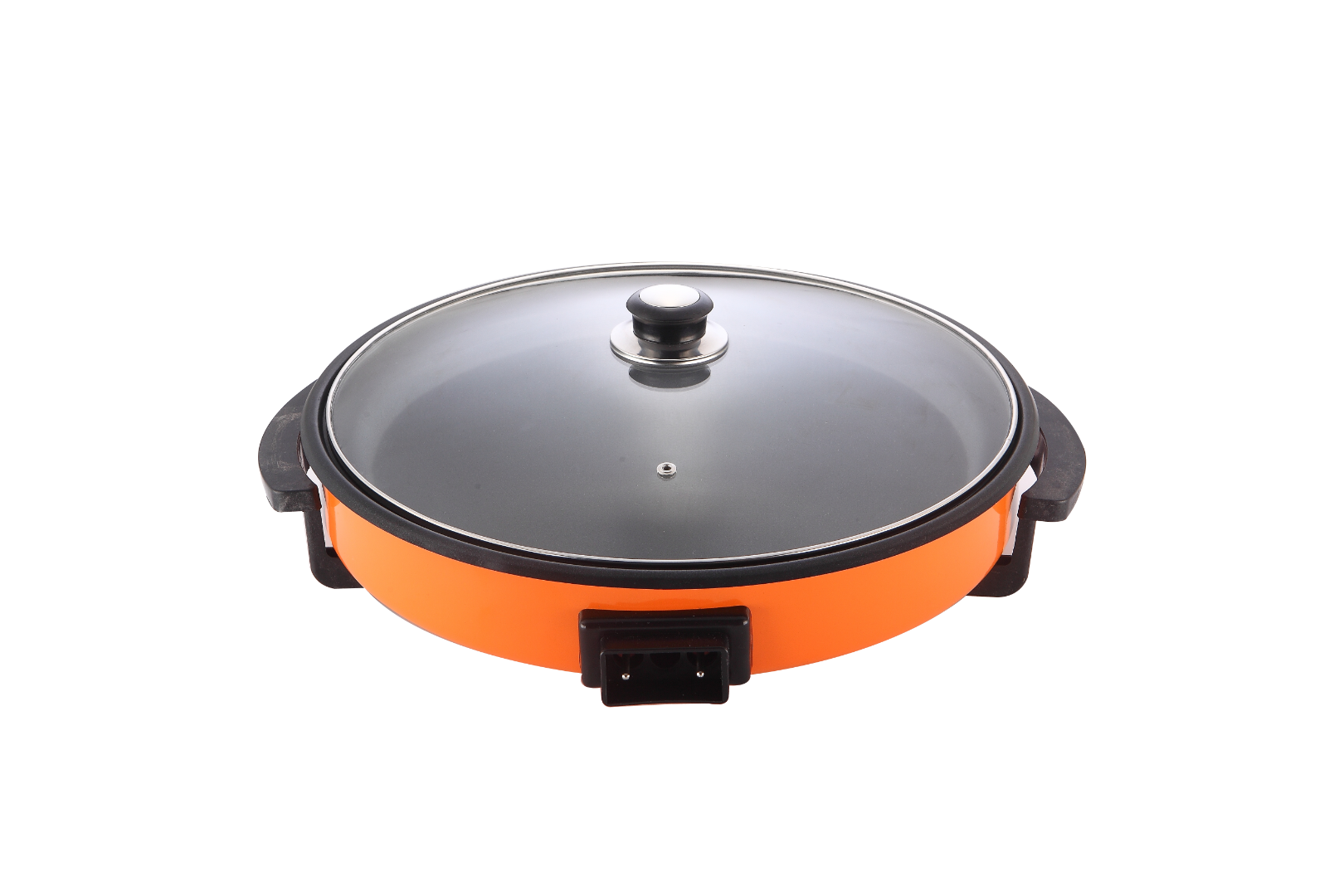 40cm blue round nonstick coating electric pizza pan electric with 4cm depth KH-P40