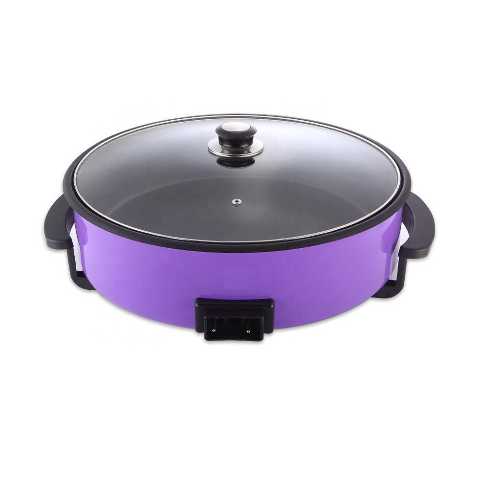42x9cm multi function 1500 watt electric pizza pan diameter  round electric skillet saucepan