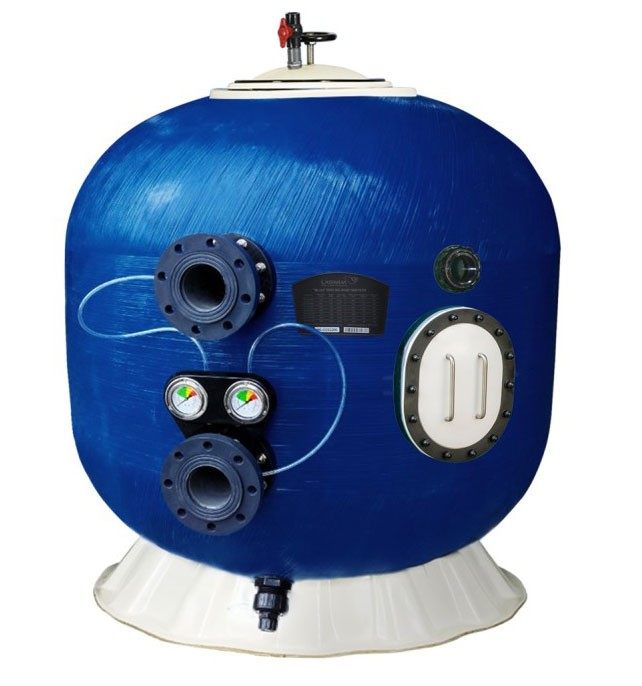 大型侧出式玻璃纤维石英砂过滤器