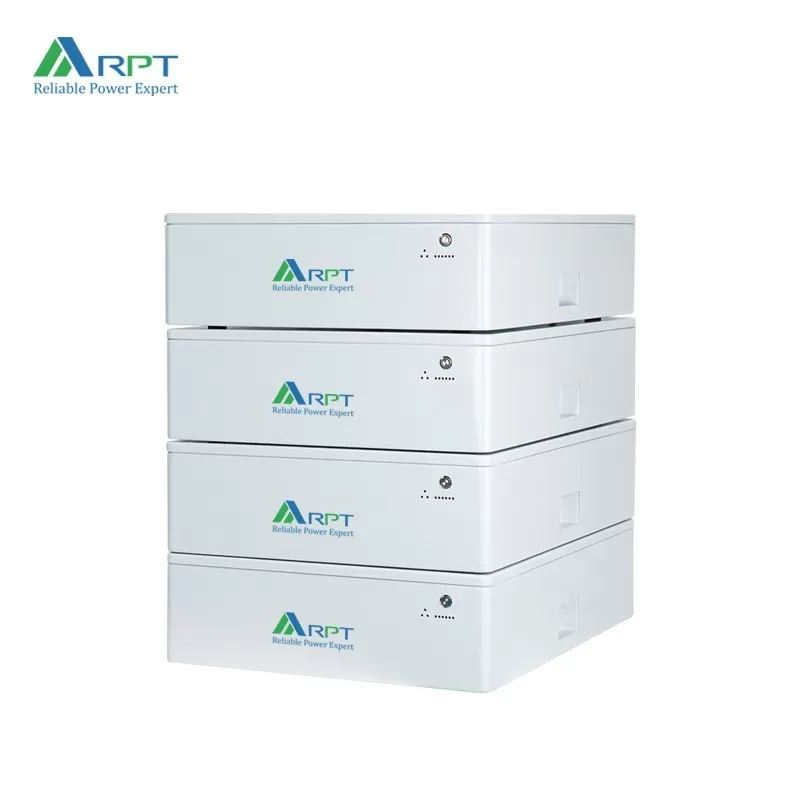 Modular Stackable Household Energy Storage Battery 51.2V 100Ah/200Ah/300Ah/400Ah