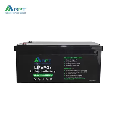 12.8V 400Ah LiFePO4 Lead Acid Replacement 8000 Cycles Lithium Camper Battery