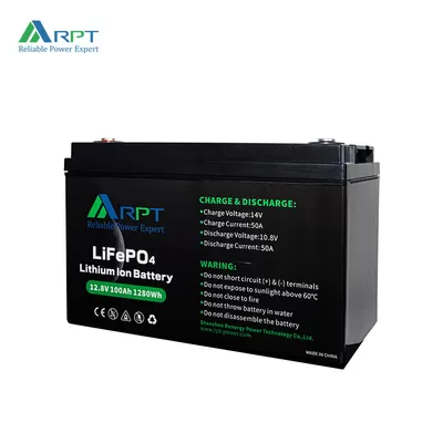 1280Wh Lithium Ion Rv Battery RPT 12V 100Ah LiFePO4 Battery