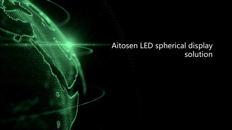 Spherical LED display screen solution