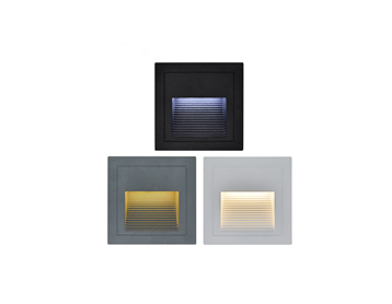 LED Step Wall Light Square Size 86mm PIR sensor Waterproof for Outdoor garden Application side staircase led stair wall light