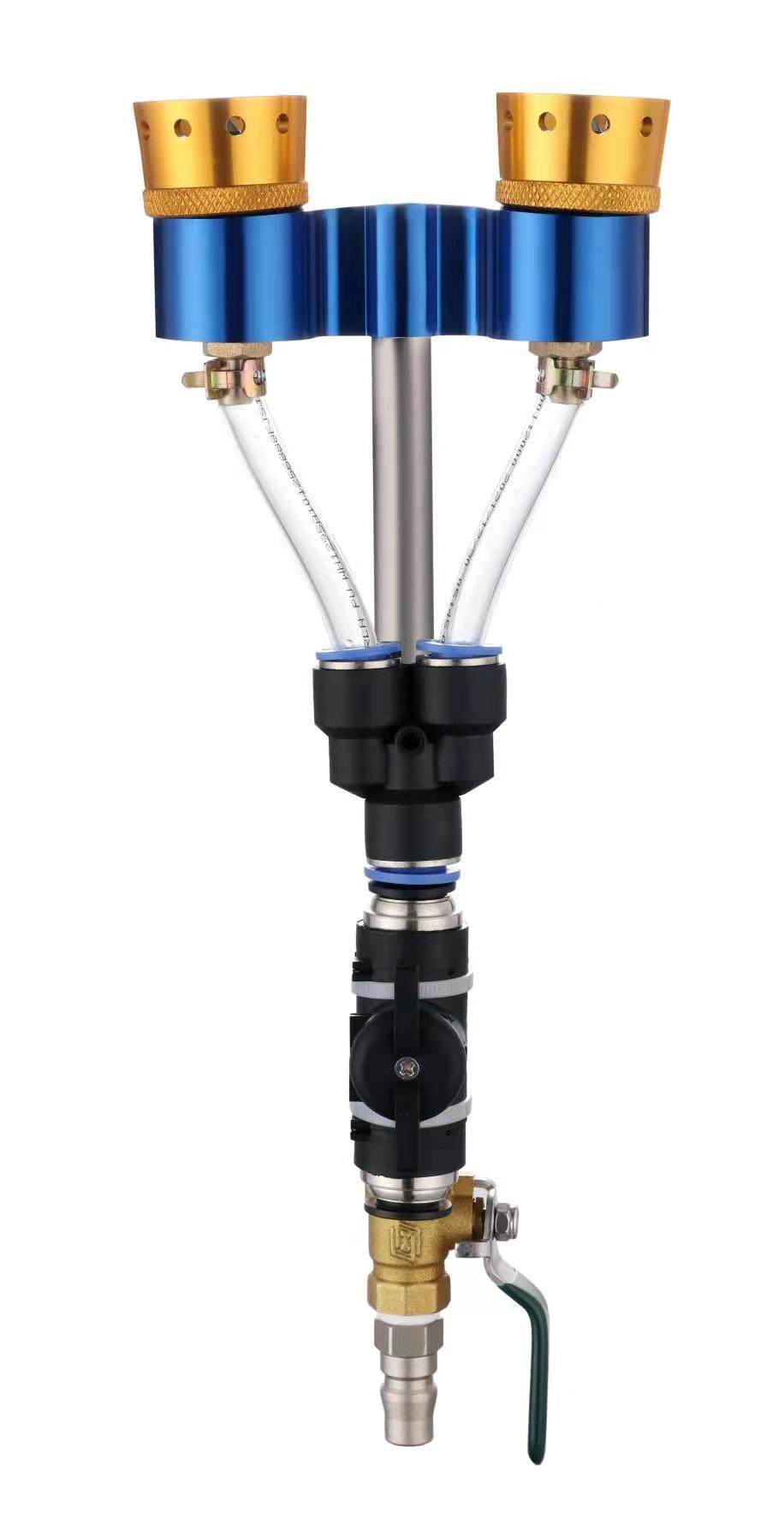 双头仿石漆多彩涂料喷枪