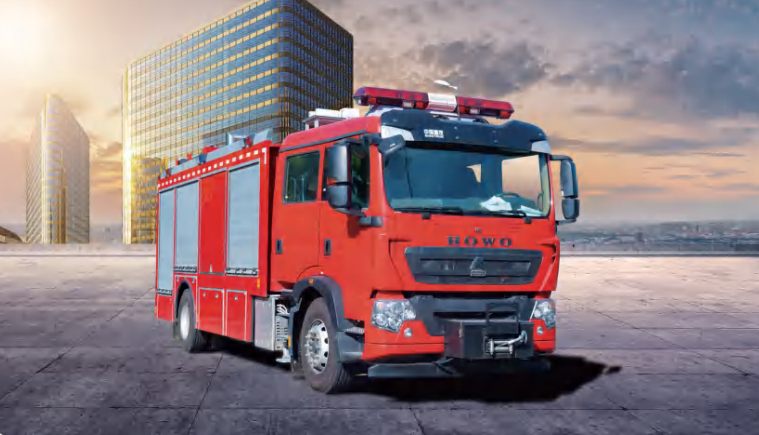 HOWO 10 CBM  Foam Water Fire Trucks