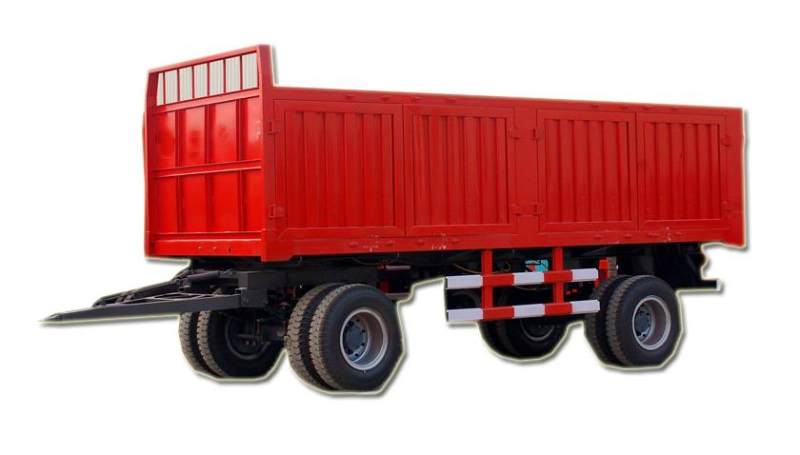 2 Axle Low Bed Dollytrailer With Turntable