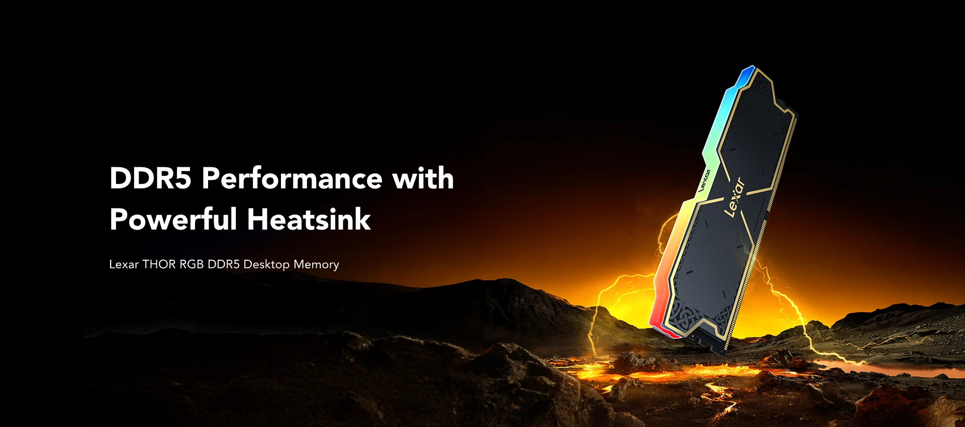 Lexar® THOR RGB DDR5 Desktop Memory