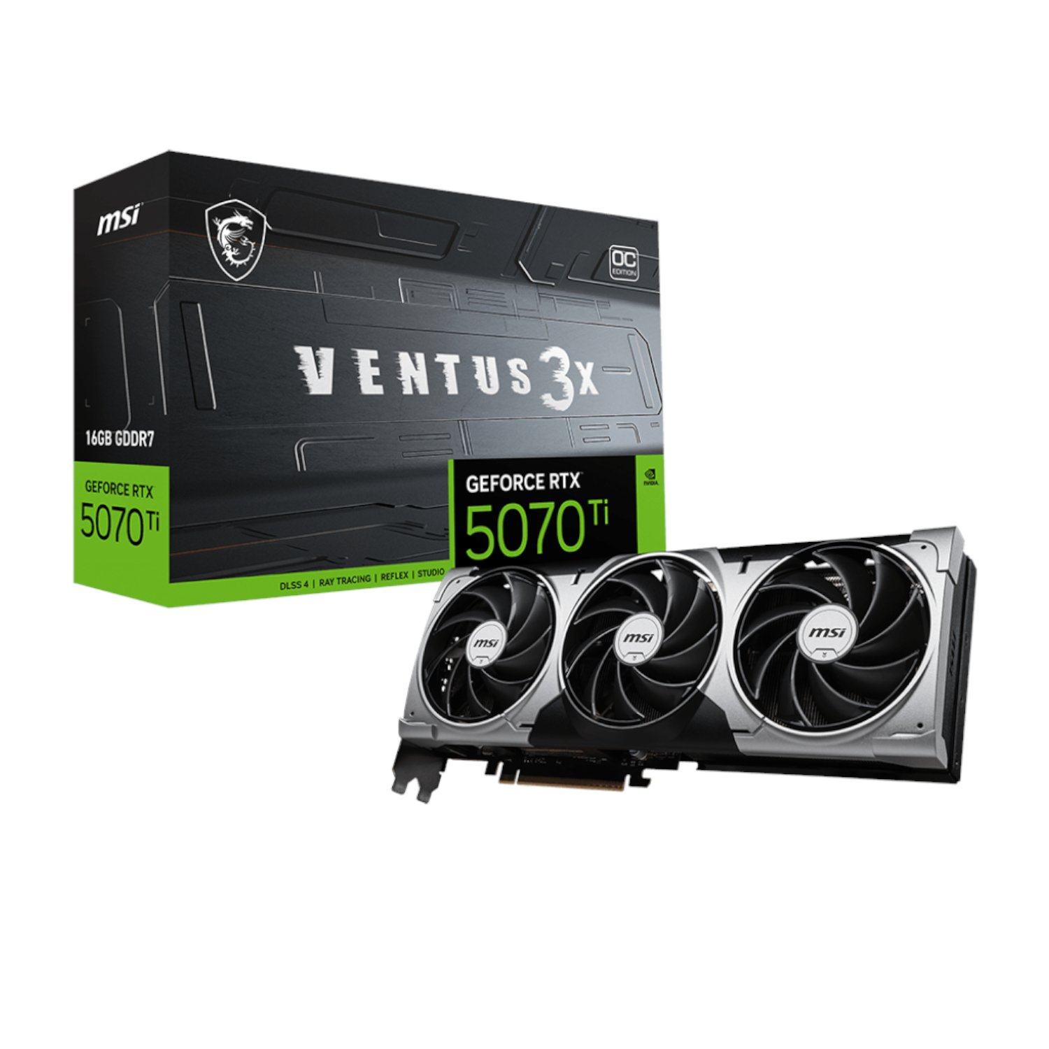 MSI GeForce RTX 5070 Ti 16G VENTUS 3X OC