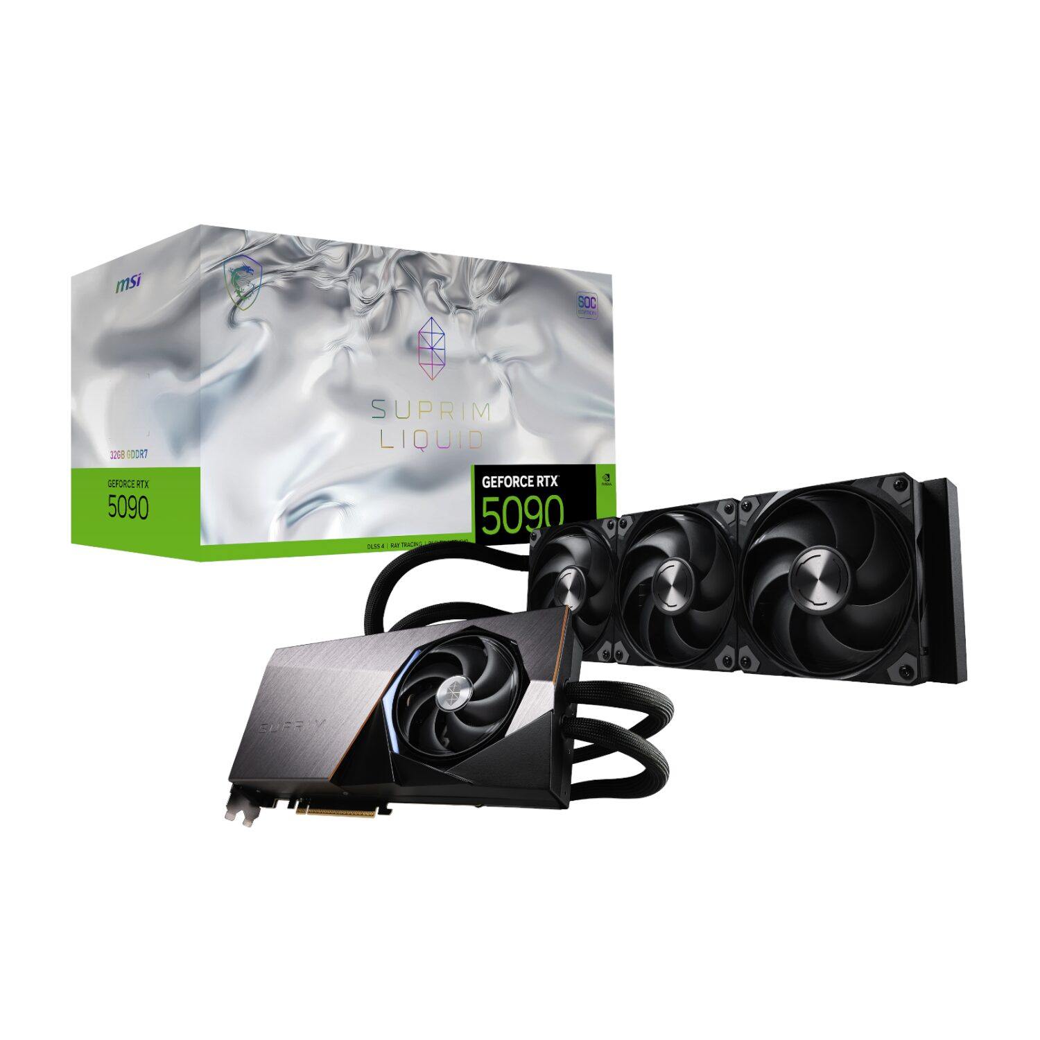 MSI GeForce RTX 5090 SUPRIM LIQUID SOC 32GB