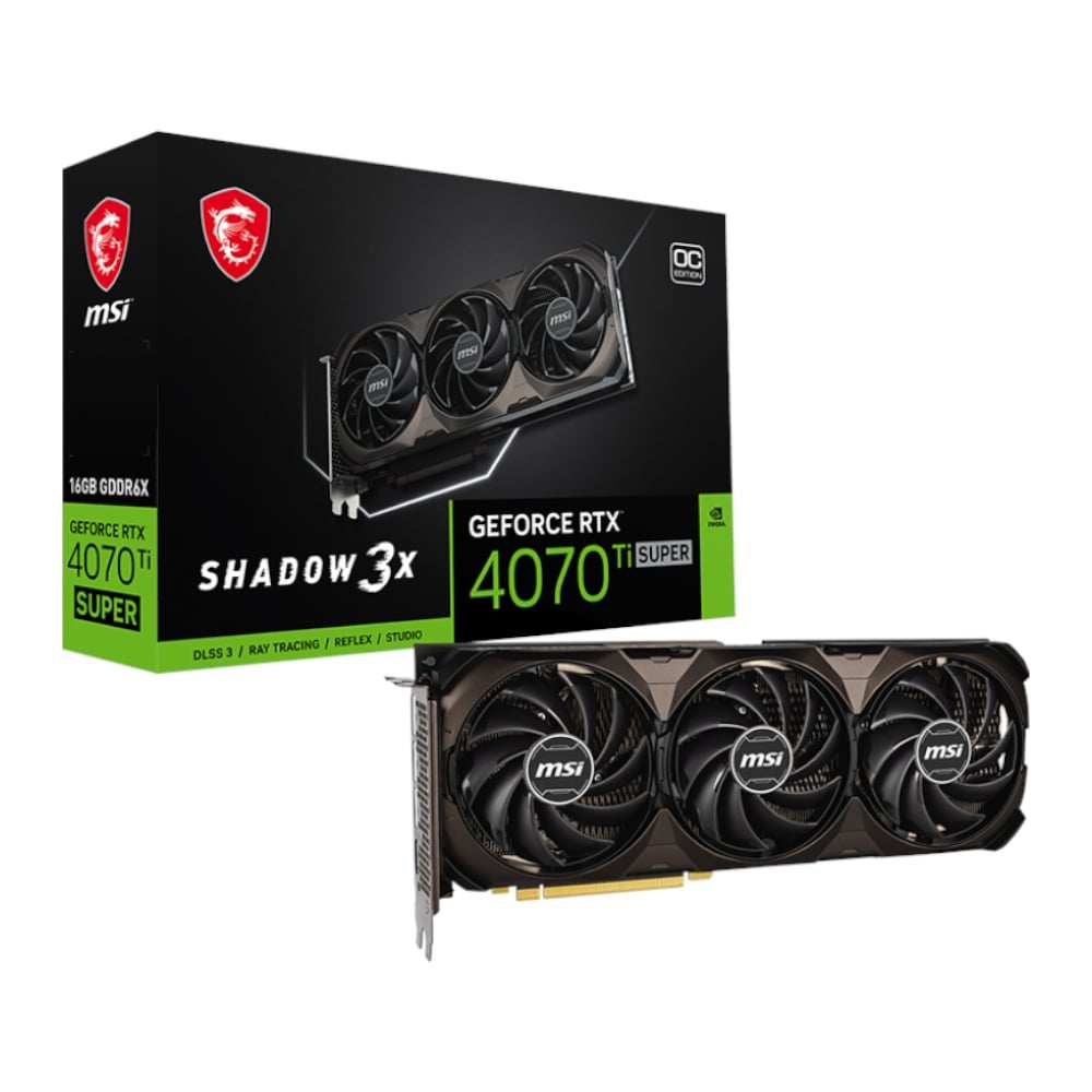MSI GeForce RTX 4070 Ti SUPER SHADOW 3X OC 16GB GD