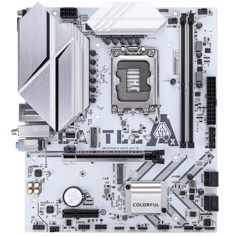 BATTLE-AX B760M-G WHITE WIFI D5 V20