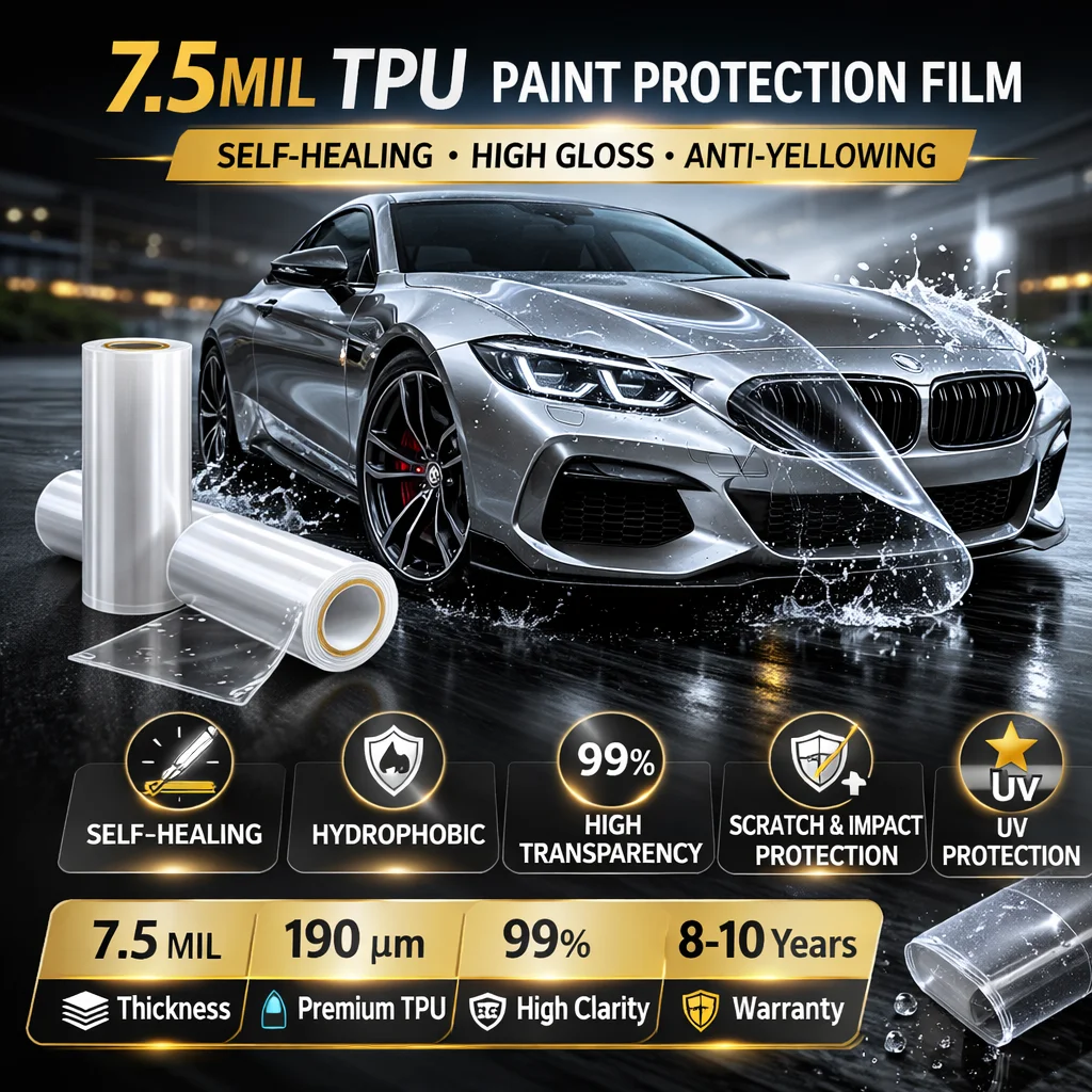 7.5mil TPU Paint Protection Film.
