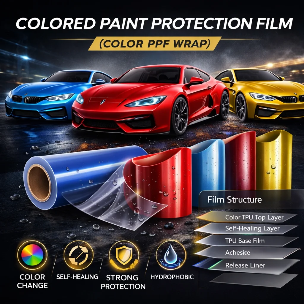 Colored Paint Protection Film (Color PPF Wrap)